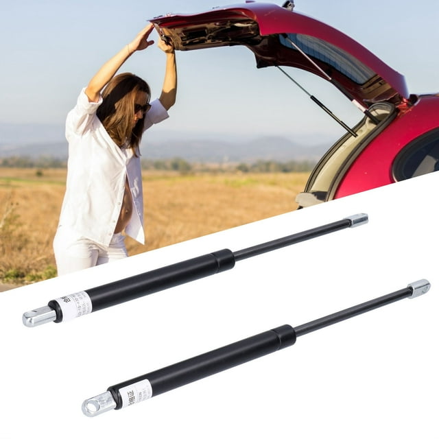 2 Pcs Gas Struts For Cabinets,600-900N Soft Open Gas Spring Lid Stay Cabinet Door Lift Support,Black
