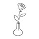 thumbnail image 5 of Adorno colgante de pared para el Día de la Madre, chimenea de metal, decorativo para el Día de la Madre flor de liana, 5 of 9
