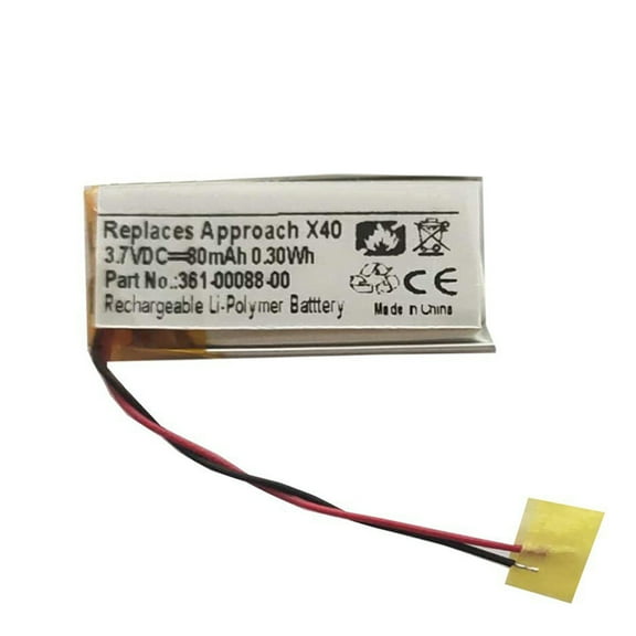 80mAh 361-00088-00 Battery for Garmin Approach X40, Vivosmart HR, Vivosmart HR  Watch