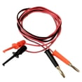 thumbnail image 1 of de conector banana multímetro de 4.0 mm para el cable de alambre del gancho Cable de prueba flexible de 39 '' con silicona suave DYNWAVEMX Cable de sonda electrónica, 1 of 5