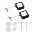 thumbnail image 2 of Retractable Remote Control Tethers, Remote Cable Lock , 6.6Ft /2M Remote Control Security Lock for TV and DVD 2 Pcs, 2 of 9