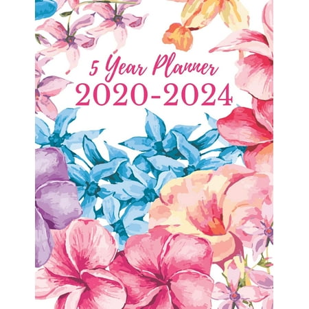 September Monthly Idea Book - 5 Year Planner 2020-2024: 60 Month Yearly Planner Monthly Calendar V4 (Paperback)