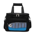 thumbnail image 2 of Enfriador suave aislado, bolsas de contenedores portátiles de picnic, bolsa con aislamiento de alimentos para frigorífico para senderismo, viaje, Negro S, 2 of 6