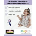 thumbnail image 2 of Marvel Spidey and His Amazing Friends Spider-Man Miles Morales Ghost-Spider Cotton Gauze Matching Family Dress Newborn to Infant, 2 of 5