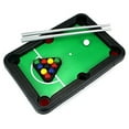 Mini Billiards Novelty Toy Billiard Pool Table Game w/ Table, Full Set