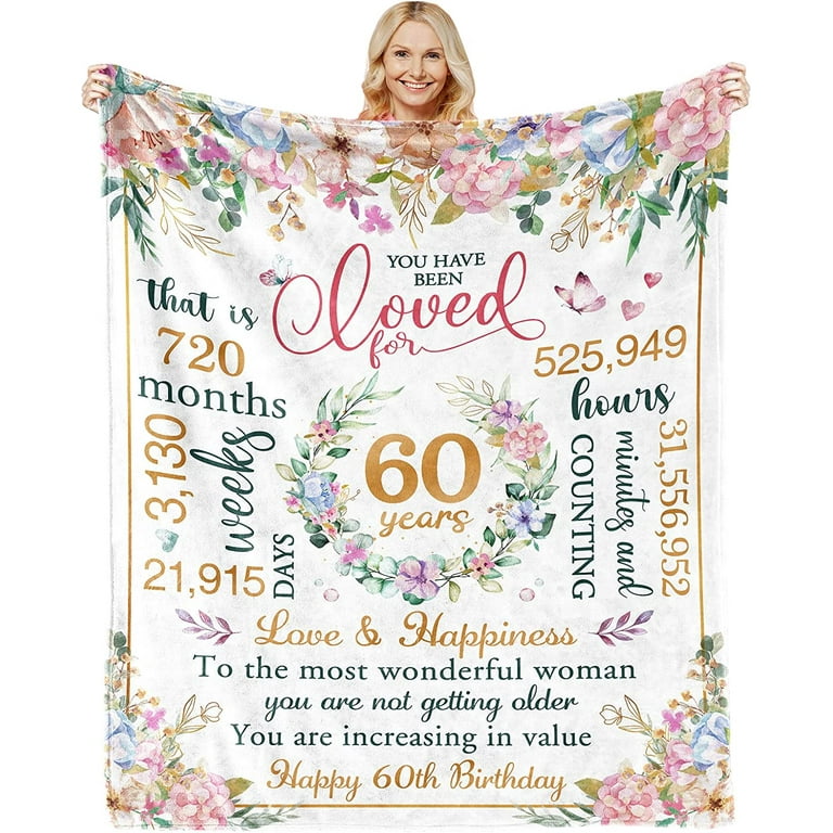 60th Birthday Gifts for Women 60th Birthday Decorations Women 60th