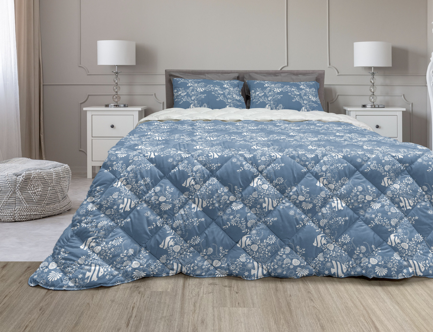 natural shells bedding collection