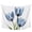 Blue, variant on Purple Tulips Tapestry for Bedroom Wall Hanging Tapestry, Spring Floral Botanical Plant Abstract Ceiling Backdrop Tapestries Poster Blanket Wall Decor for Teens Room Living Room Dorm 59" x 79"