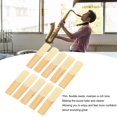 thumbnail image 3 of 10 Pack Professional Alto Saxophone Reeds with Plastic Box, Strength 2.5 E Sax Reeds, Saxophone Alto, Thinner Reed Tip for Easy of Play, Traditional Reeds, 3 of 9