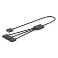 thumbnail image 1 of MesaSe 1 to 3 Ports ARGB LED Connector 3Pin 5V Wire Extension Cable Y Splitter, 1 of 3