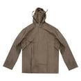 thumbnail image 3 of Mens Shirts Button Down Male Stand Long Sleeve Soild Color Inner Green Fall Tops for Men Trendy size M, 3 of 5
