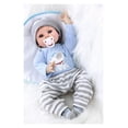 thumbnail image 6 of Reborn Baby Doll Clothes for 17-22 Inch Newborn Baby Dolls Clothing Boy Outfit AccessoriesPuppy Pattern 4pcs Set, 6 of 7