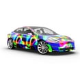 thumbnail image 6 of Rwraps 80s Retro Good Trouble Gloss Vinyl Film Wrap 59in x 28ft Vinyl Vehicle Car Film Sheet Roll, 6 of 9