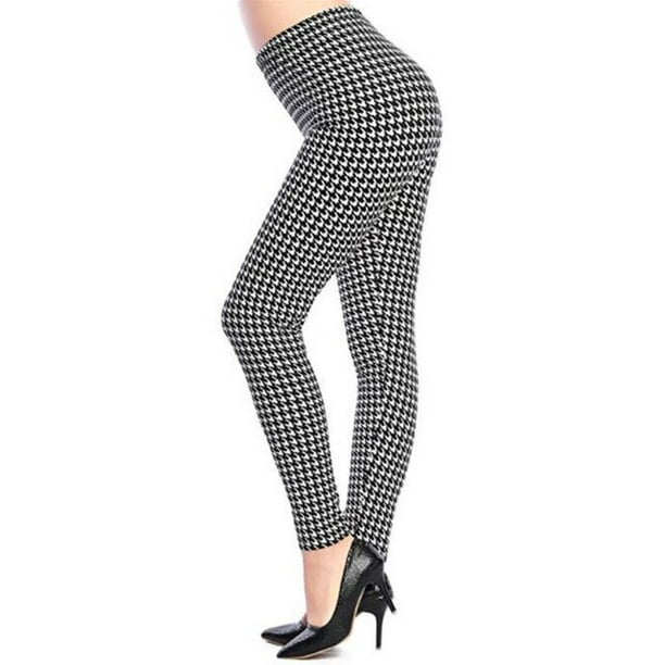 CHSDCSI Leggings a Fleurs Imprimes 2022 Leggins Pied de Poule Pantalon Fin a Carreaux Mode Raye Pantalon Aptitude pour Femmes Walmart