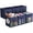 Navy Blue, variant on Sorbus 13” Foldable Storage Bins with Clear Window – Set of 6 Collapsible Fabric Baskets with Handles for Clothes, Toys, Books – Sturdy Organizer Cubes for Shelves & Closets, Navy Blue