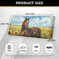 thumbnail image 4 of ZUXONGSY Sunflower Couch Cushion Cover Horse Outdoor Patio Couch Cushion Protector Cover Elastic Separate Sofa Slipcover Contemporary Furniture Protector for Home Restaurant Hotel Size M, 4 of 5