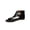 Black, variant on Women's Gladiator Ankle Sandals, Open Toe Flat Summer Sandals, Women's Open Toe Leather Sandals Vintage Solid Side Buckle Shoe Back Zipper Retro Goth Flat Durable Summer Sandal, Black 6