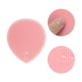 thumbnail image 3 of Unique Bargains 1 Pc Portable Silicone Facial Cleansing Brush with Suction Cup 3.23"x2.76"x1.5" Pink, 3 of 7