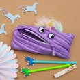 thumbnail image 5 of ZIPIT Purple Unicorn Pencil Case, Cute Pencil Pouch, 5 of 9