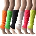 thumbnail image 2 of AUQ Knee High Socks,Vibrant Fluorescent Thigh High Socks,Cozy Soft Long Socks for Stylish Comfort, 2 of 2