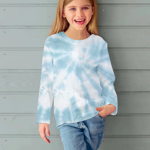 Bnwani Long Sleeve Toddler Shirts Boys Crew Neck Casual Cute Tops 3-4t