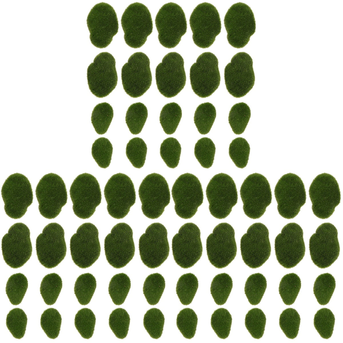 Homemaxs 72 pcs Artificial Moss Rocks Simulation Moss Stones for