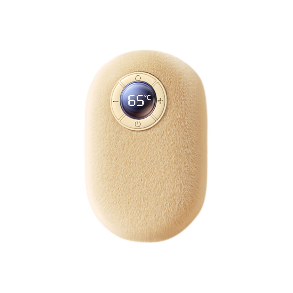 Zeiwohndc Rechargeable Plush Hand Warmer Heating Pad For Camping Winter Activities