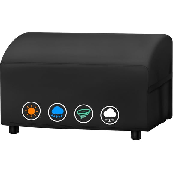 Heavy Duty 600D Polyester Cover Compatible with Z Grills Cruiser 200a Portable Pellet Grill, Waterproof Small Tabletop BBQ Grill Cover, 25''L x 20''W x 13''H