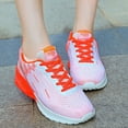 thumbnail image 3 of Fashion Women's Breathable Running Shoes, Orange, Size 8.5, 3 of 9