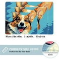 thumbnail image 2 of Corgi Dog Non-Slip Polyester Office Floor Mat Carpet Rug - Machine Washable, 2 of 6