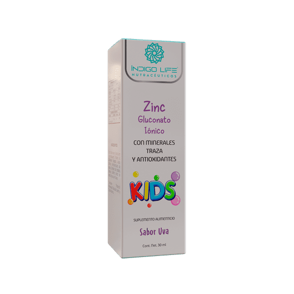 Zinc Ionizado Kids Sabor Uva 30 ml