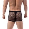 thumbnail image 4 of Xdzjlr Mens Boxer Briefs,Fashion Design Style Mesh Personality Shorts Breathable Men'S Underwear Briefs,M, 4 of 4