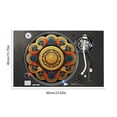 thumbnail image 3 of Sentmoon Savings Vintage Floor Mat Record Player Radio Theme Rug Non-Slip Dirt-Resistant Carpet for Home Living Room or Entryway with Creative Retro Design Limited-Time Clea-rance Savings, 3 of 6