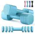 thumbnail image 1 of Juego de mancuernas ajustables Zempox de 2 a 5 libras para mujer con mango de TPU, 1 of 8