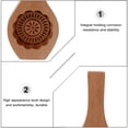 thumbnail image 5 of 1pc Wooden Moon Cake Mould Creative DIY Household Baking Tools for Kitchen Home, 5 of 5