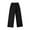 Black, variant on Women's Wide-Leg Lounge Pants - Drawstring Waist Comfortable Relaxed Fit Home & Casual Wear