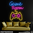 thumbnail image 2 of Craftnamesign Game Room Neon Sign, Game Zone Wall Art, Video Game Wall Decor, 2 of 4