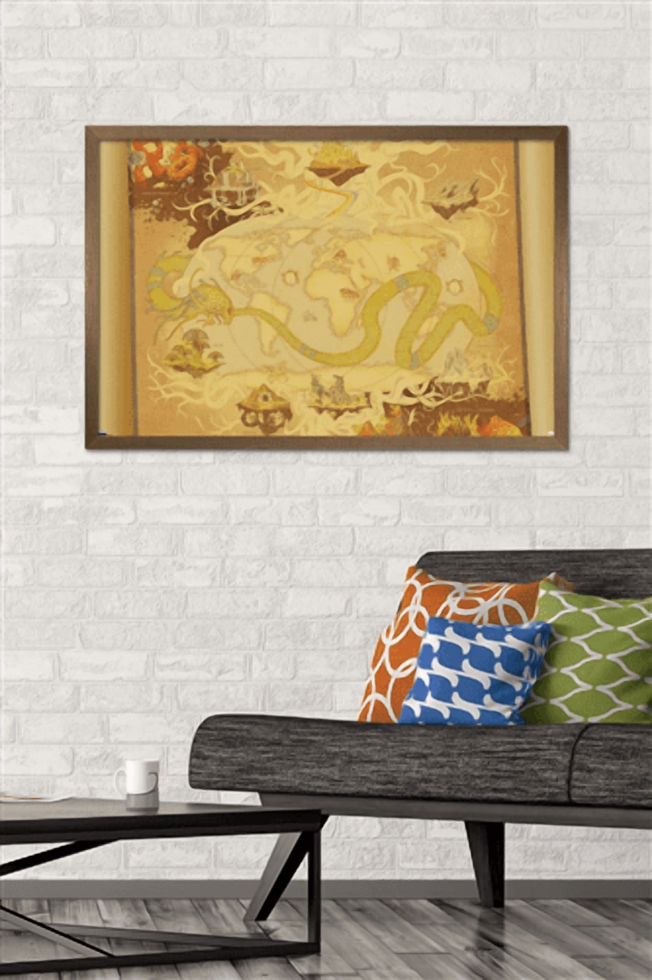 Marvel: Hero Lands - Realms Wall Poster, 22.375" x 34" Framed