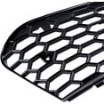 thumbnail image 5 of Astra Depot Glossy Black Chrome Ring Front Lower Bumper Fog Light Cover Mesh Grille Fit Audi A4 B8 2008-2012, 5 of 7