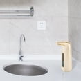 thumbnail image 4 of Automatic Soap Dispenser Touchless Refill Soaps Pump 400ml Battery Operated Waterproof Sensor Liquid Dispensers Bathroom Hotel Gold, 4 of 9
