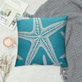 thumbnail image 2 of Nawypu  Vintage Starfish Pastel Square Zippered Cushion Throw Case Pillow Case Cover, 2 of 5