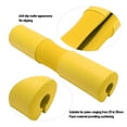 thumbnail image 3 of Neck Shoulder Protective Pad, Barbell Squat Pad Matte Appearance High Cushioning Non Slip High Elasticity  for Exercises Yellow, 3 of 7