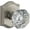 Silver, variant on Baldwin Ps.Cry.Tar Crystal Passage Door Knob - Brass