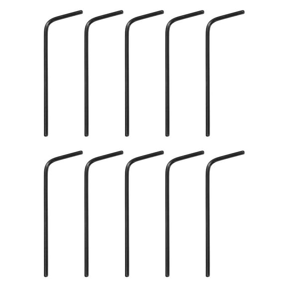 Uxcell 30pcs Hex Key Wrench 1/20" 45# Carbon Steel L-Shape Hexagon SAE Wrenches Repairing Tool for Home DIY Bike Motorcycle Repair, Black