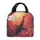 thumbnail image 1 of Easygdp Shark Underwater Vortex Bolsa Térmica Premium - Tela Oxford Impermeable, Gran Capacidad, Bolsillo Frontal, Unisex para Trabajo, Escuela, Actividades al Aire Libre y Picnics, 1 of 8