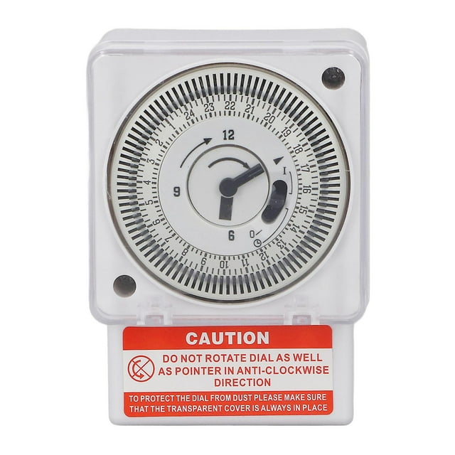 Mechanical Time Switch 24 Hour Cycle 15 Minute Interval Clock Type Accurate Industrial Timer Timing Switch AC220V