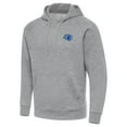 thumbnail image 2 of Men's Antigua Heather Gray Orlando Magic New Logo Victory Pullover Hoodie, 2 of 3