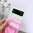 thumbnail image 3 of Cute Pink Case for Galaxy Z Flip 3 with Kickstand & Hard PC - Protective, Girly Fashion Design, 3 of 15