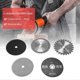 thumbnail image 4 of 5-Piece Set of Carbide Cutting Blade Small Circular Saw Blade 85mm Woodworking Household DIY Saw Bla, 4 of 5