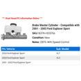 thumbnail image 2 of Brake Master Cylinder - Compatible with 2001 - 2003 Ford Explorer Sport 2002, 2 of 2